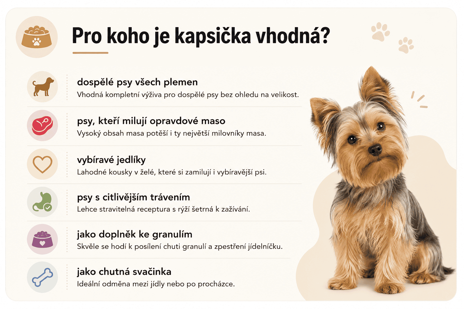 Rinti Filetto pro koho je kapsička vhodná